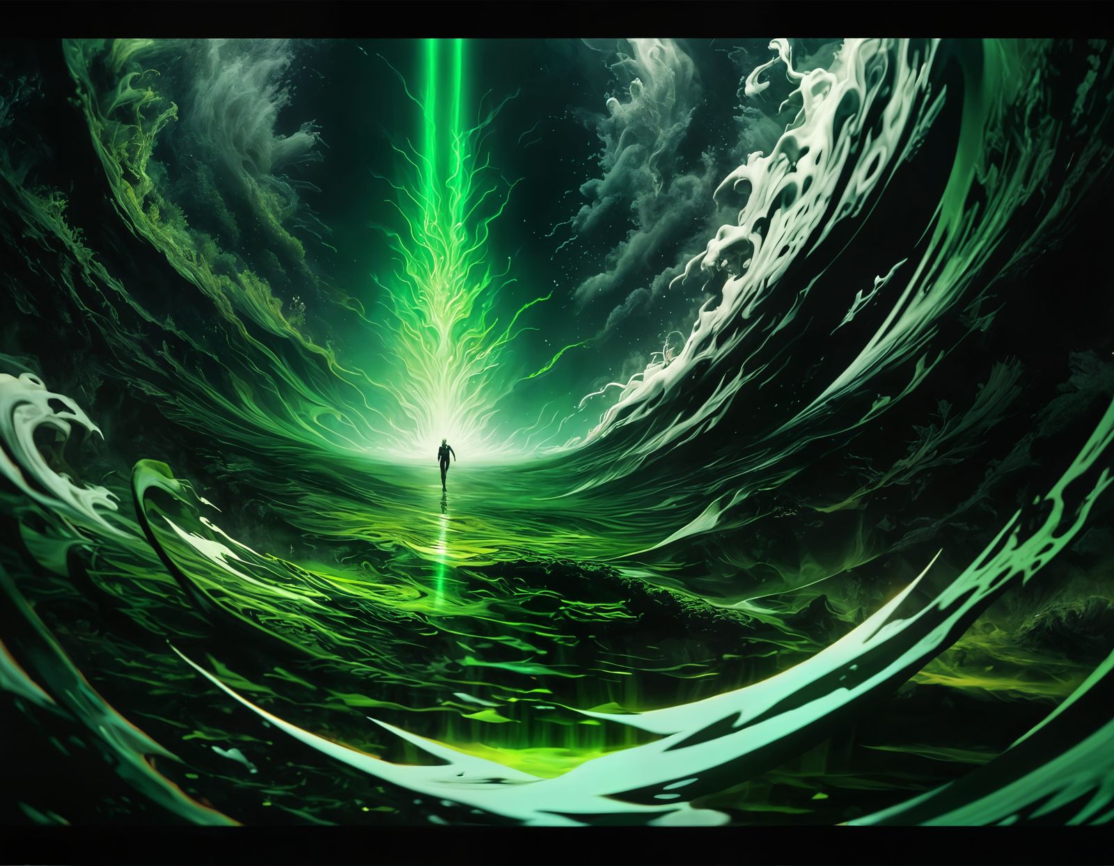 Jade Phantom: Ghost Girl in Graffiti Art Style