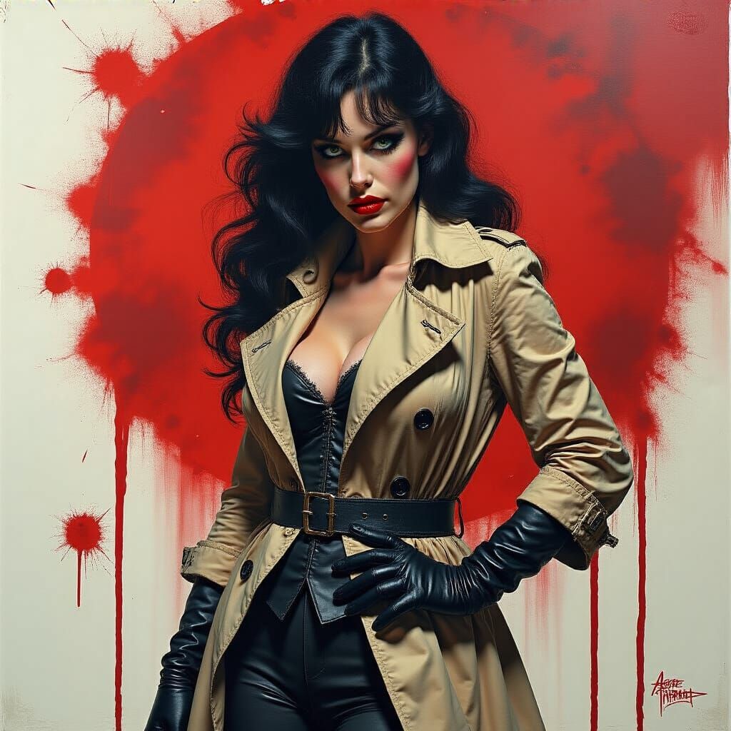 Pulp Starlet Scavenger in Crimson Smears