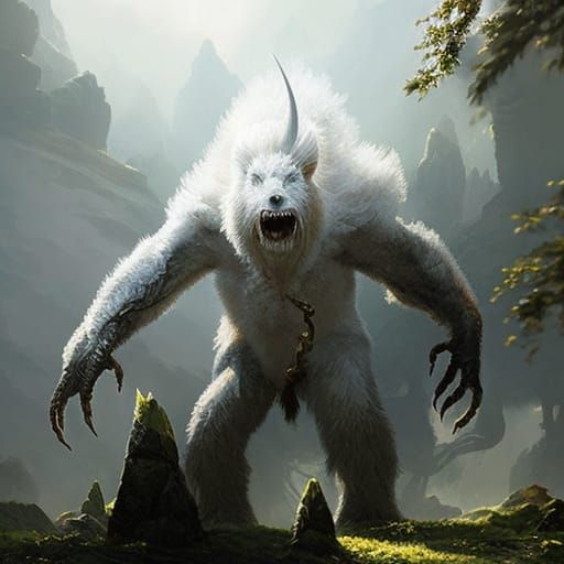 Bipedal Tree Creature in D&D Style