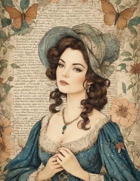 Dreamy Sunset Over Green Hills