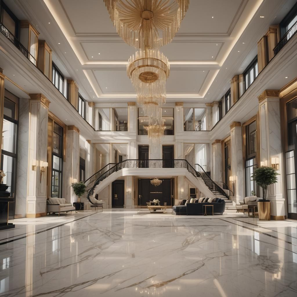 Luxury Modern Mansion with Neoclassical Elements