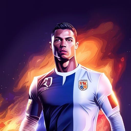 Dramatic Portrait in Detailed Matte Style