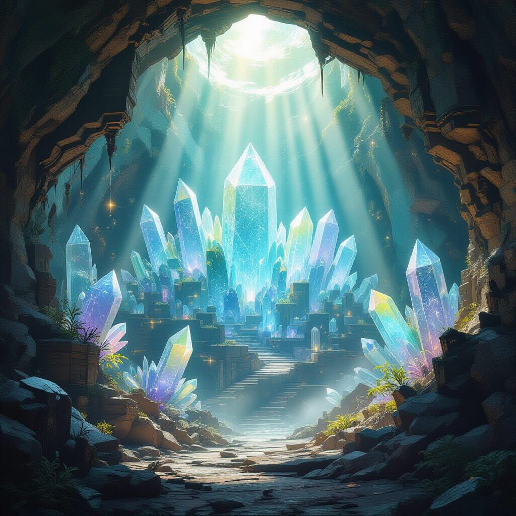 Crystal Underground City in Sunshine Ray