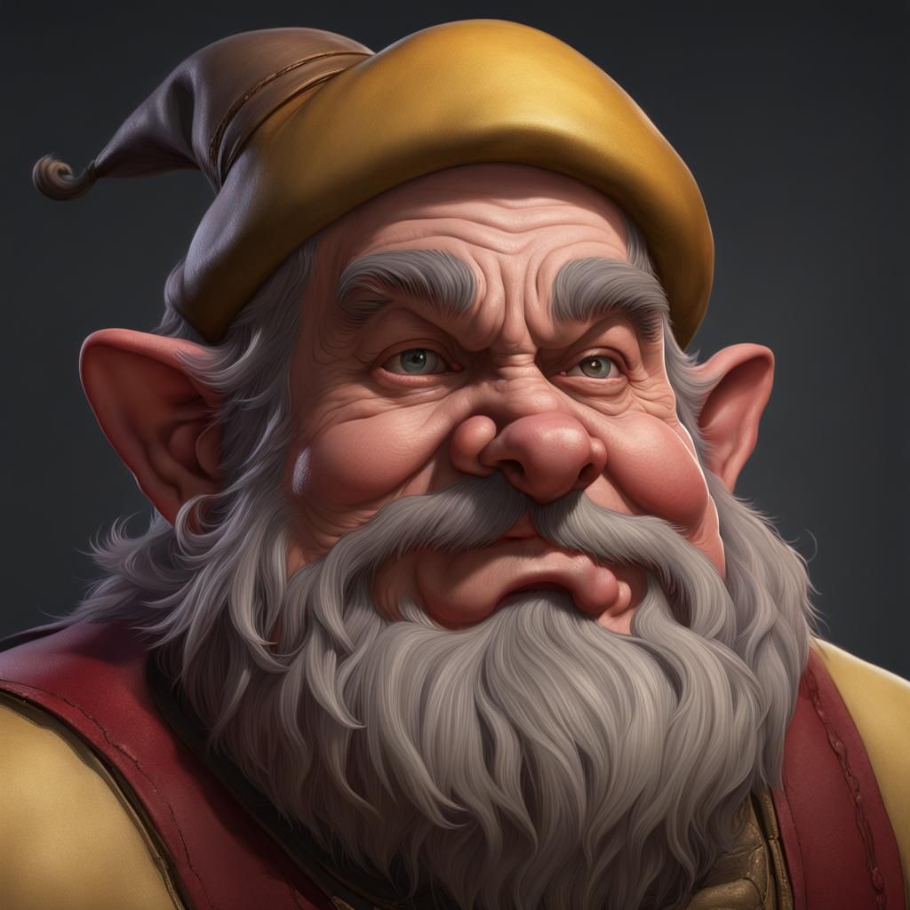 Dopey Portrait: Hyperdetailed Artgerm-Inspired Concept Art