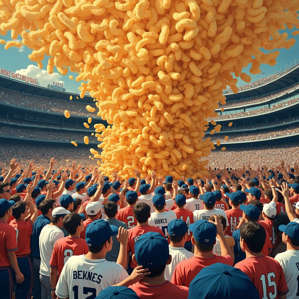 Chaotic Free Hot Dogs at Yankee Stadium