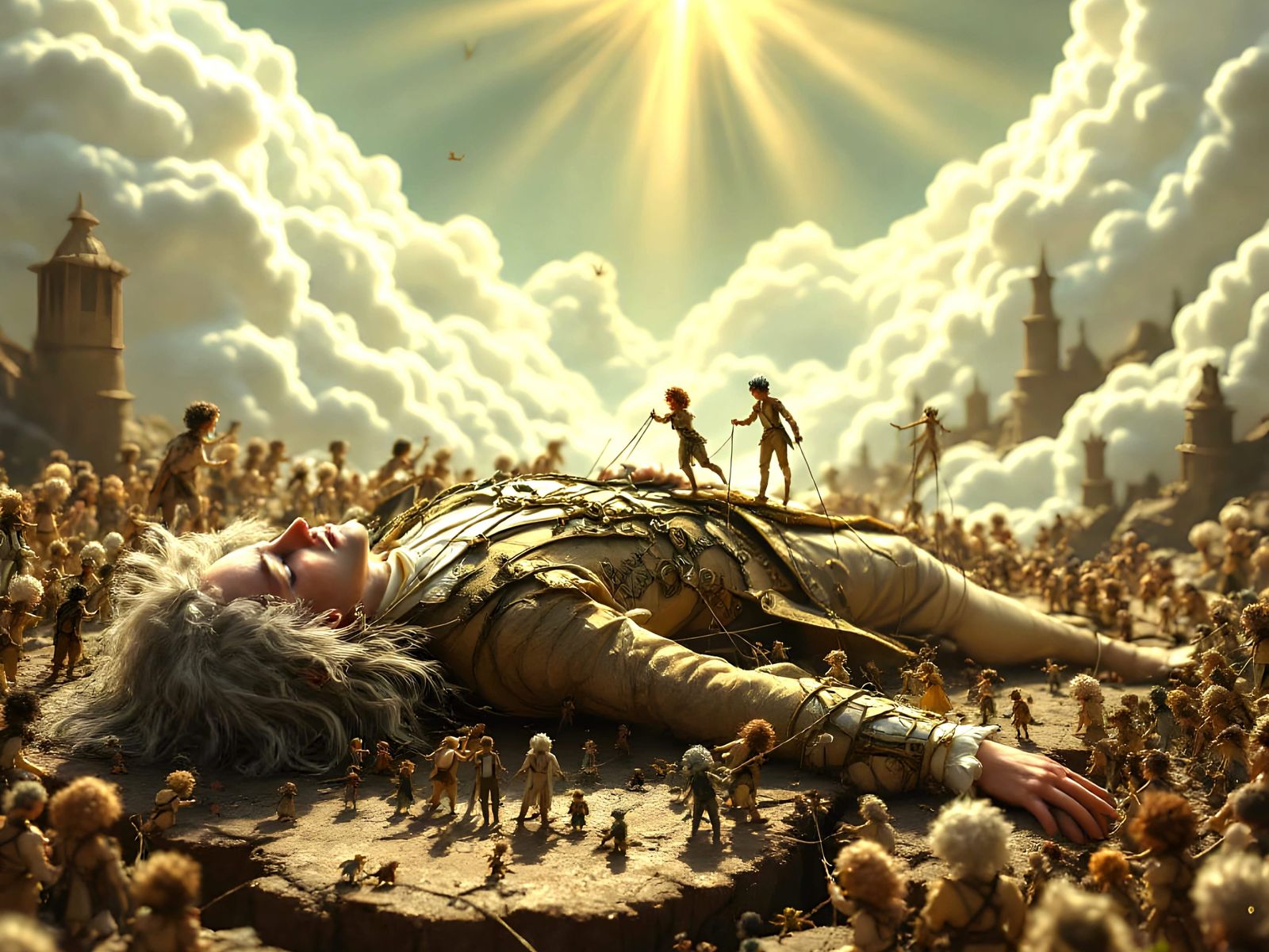 Gulliver's Travels: Lilliputians Capture the Giant