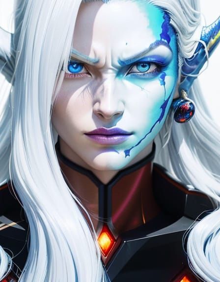 Towa, Pandora, and Lilith in Vibrant Oil Painting