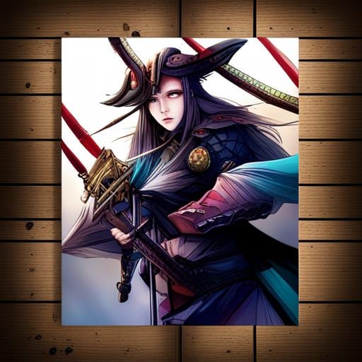 Samurai Rabbits in Colorful Anime Comic Art