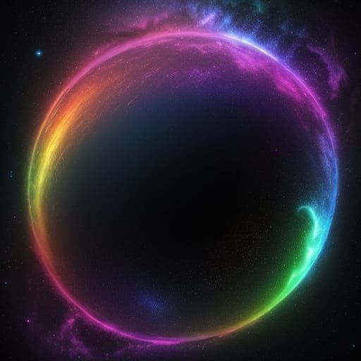 Vibrant Cosmic Rainbow Radiates Across Space