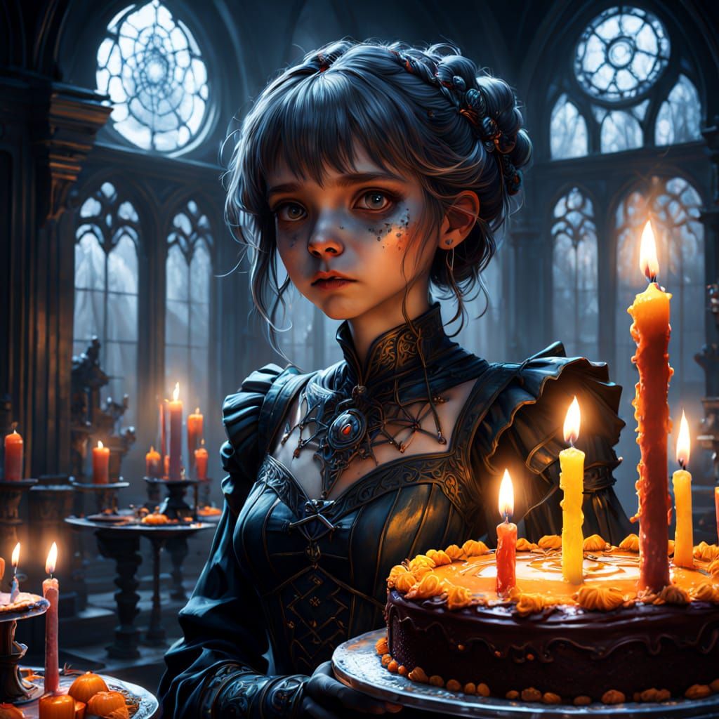 Sinister Spooky Birthday Party Concept Art