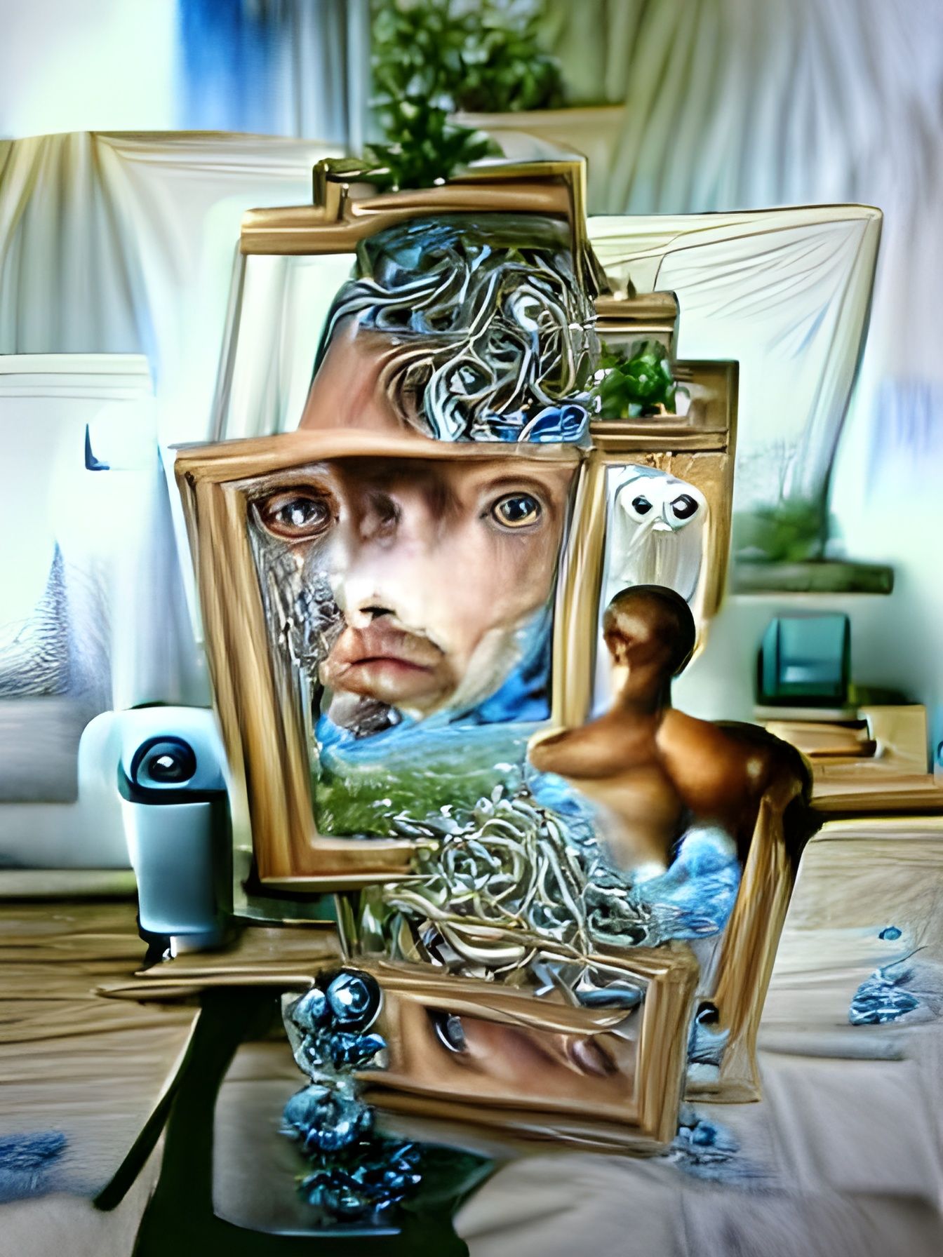 AI Self-Portrait: Intricate Surrealism