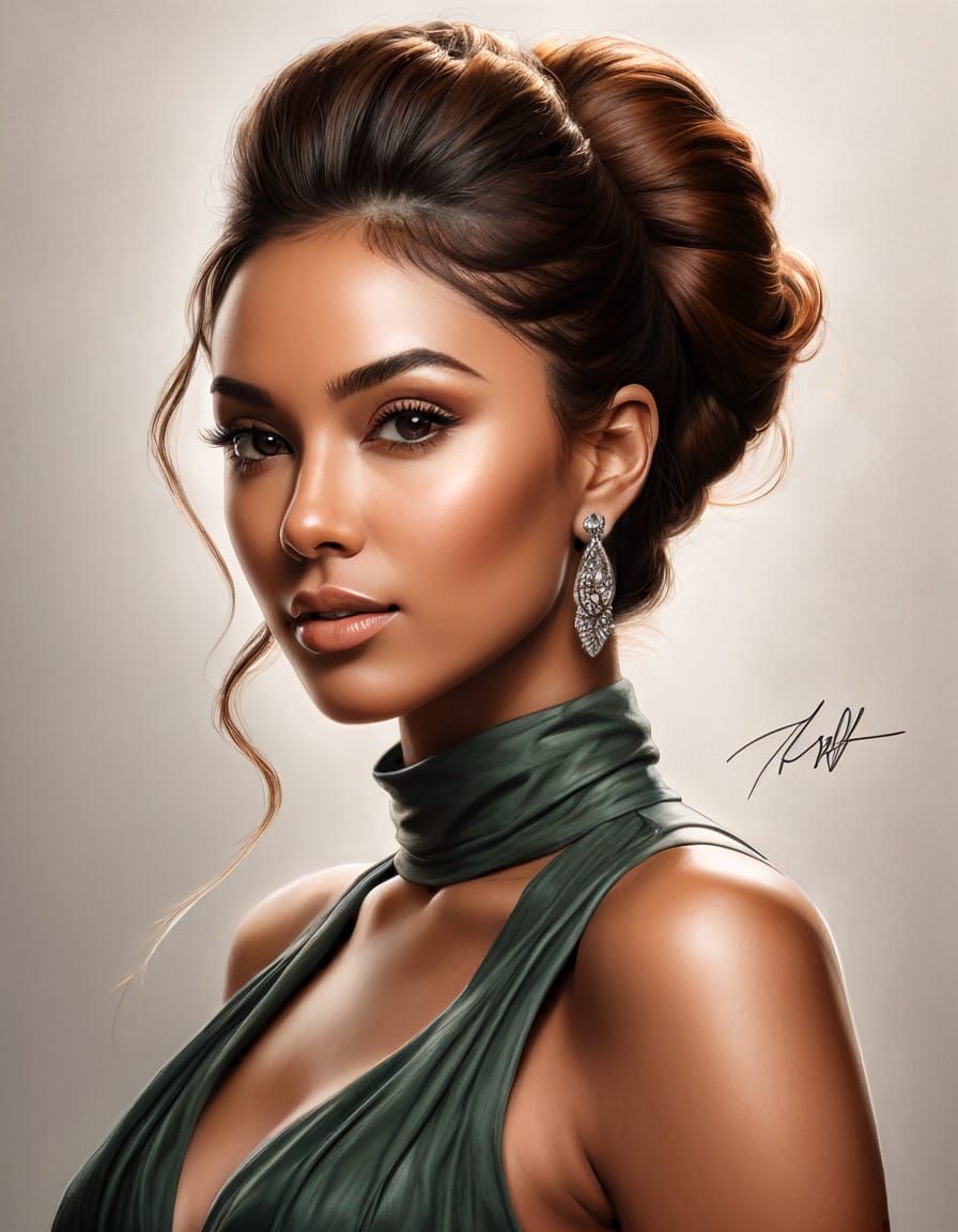 Sultry Brazilian Beauty in Soft Focus