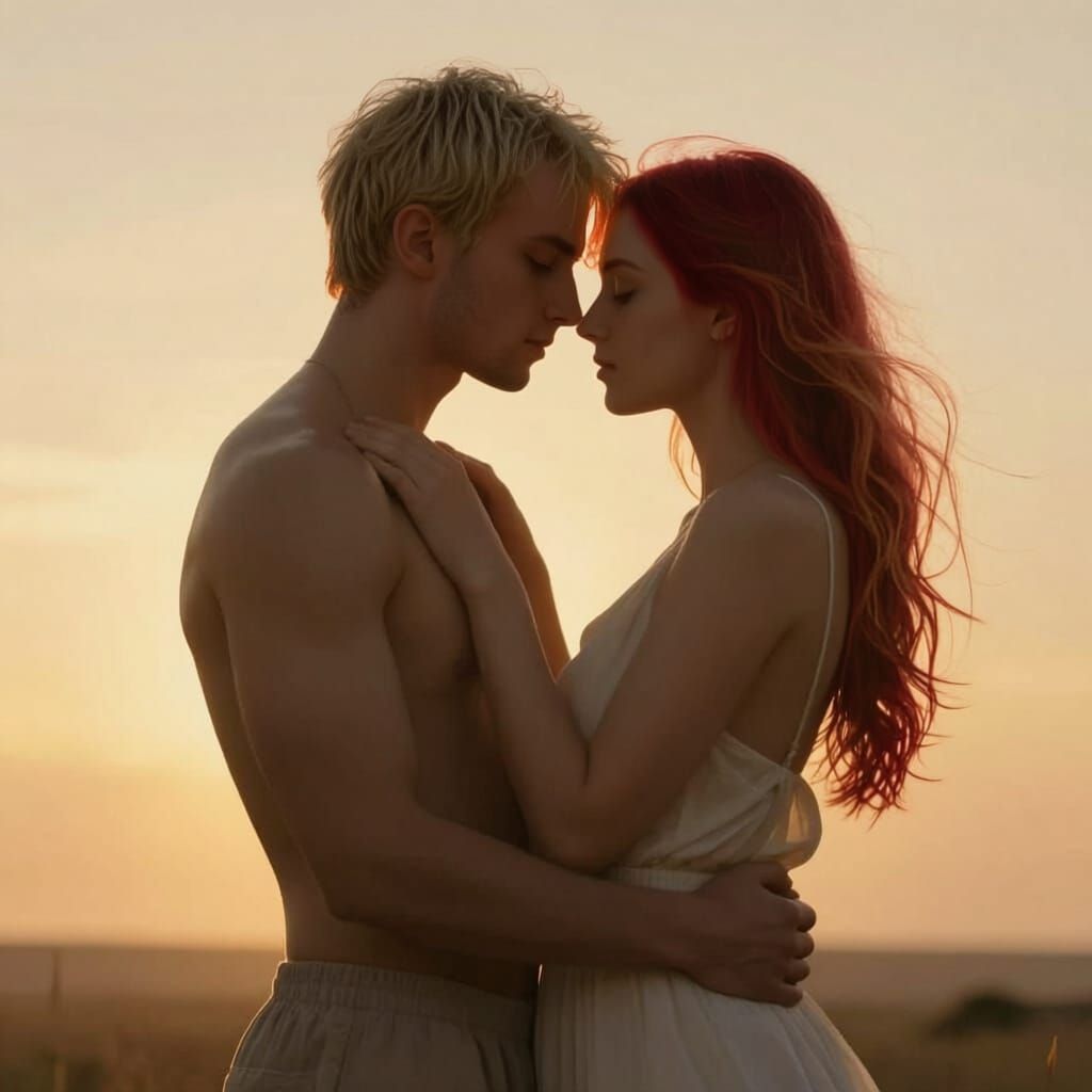 Two Souls Balanced in Pure Love Connection