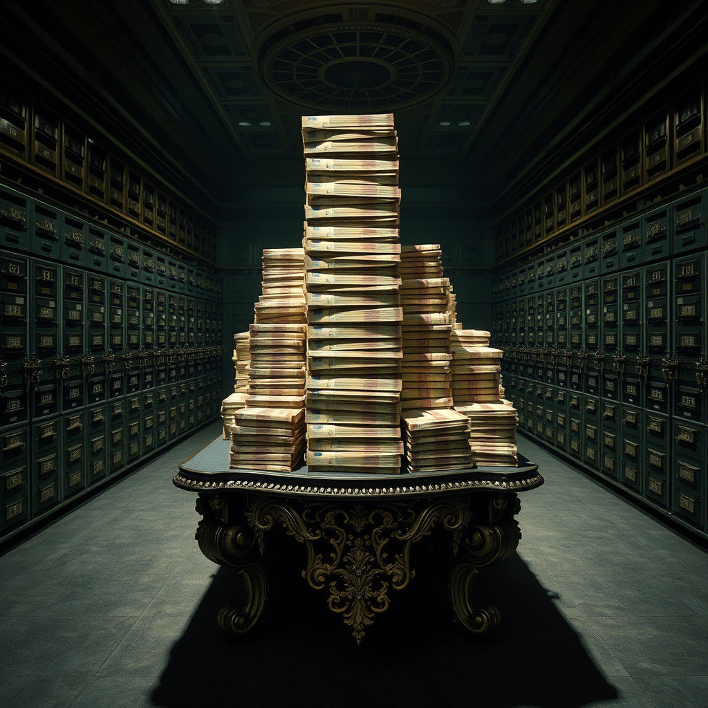 Bank Vault Overflowing with 200 Million Euros