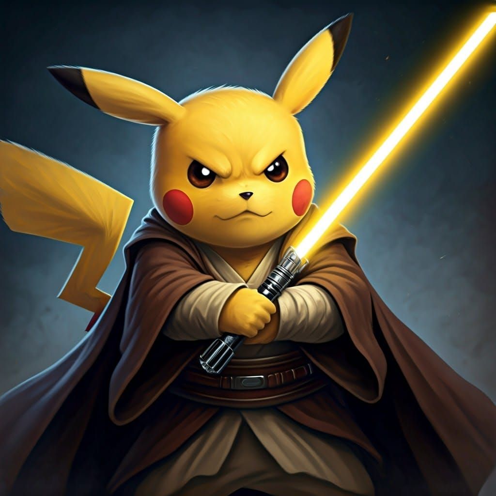 Pikachu Jedi Warrior Unveiled