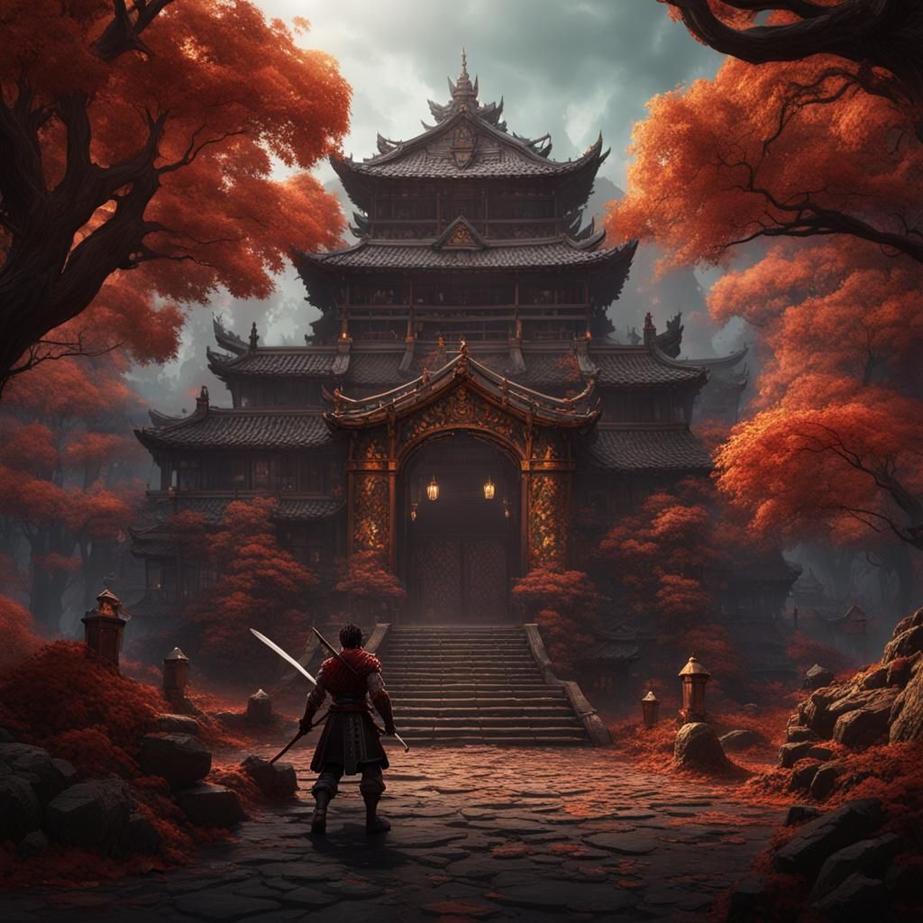 Fantastical Demon Slayer Concept Art