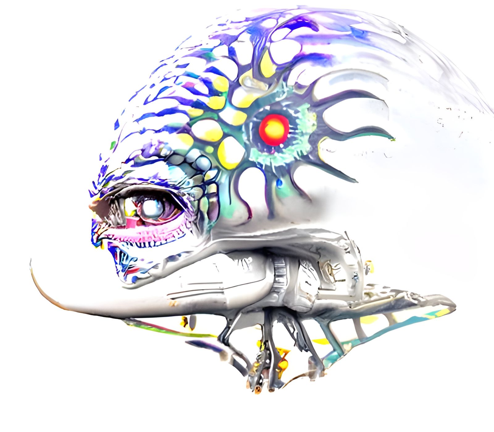 Fantasy of an Alien👽 spaceship