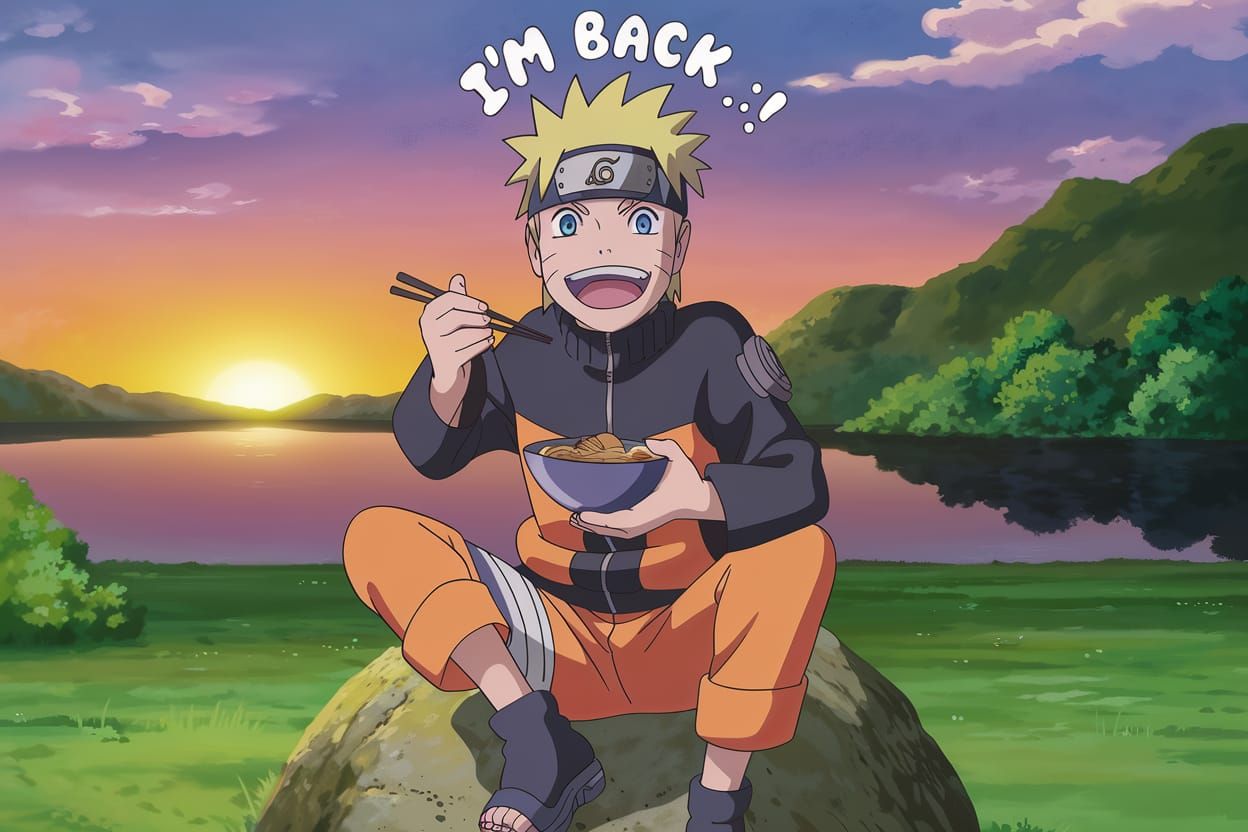 Naruto Uzumaki Returns in Anime Style