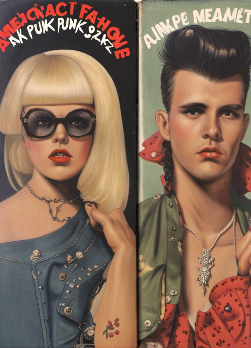 Punk Sleaze-Core Fashion: 1960s Book Cover Art