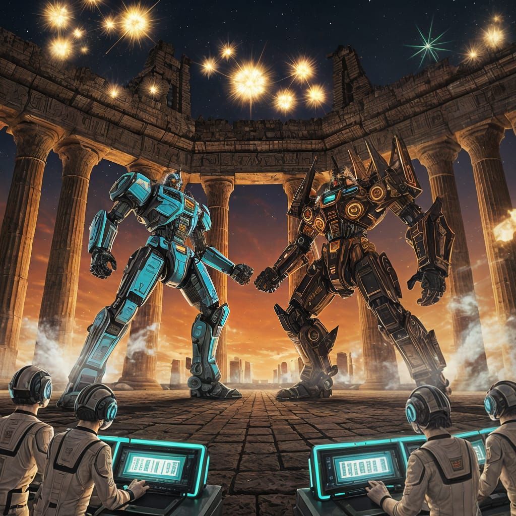 Mecha Duel at Persepolis: Anime-Style Tech Zone
