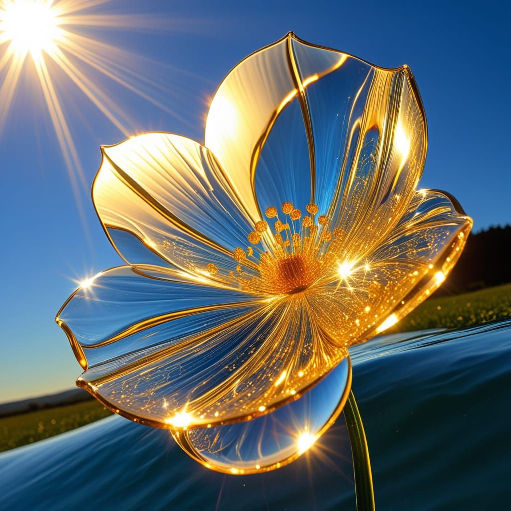 Glass flower
