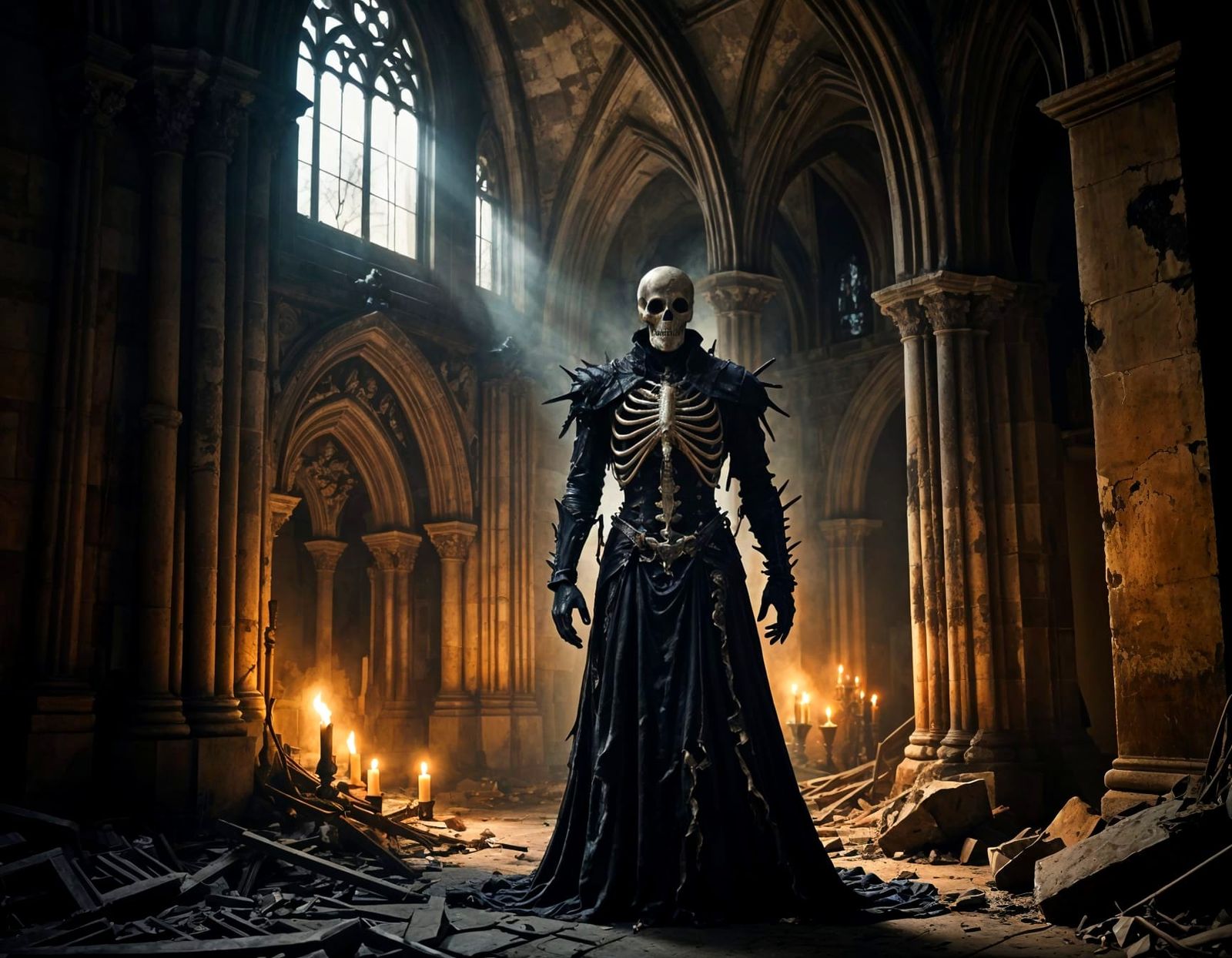 Ethereal Dark Fantasy Scene