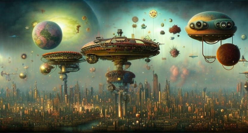 City Future Planet in Breathtaking Macro Photography