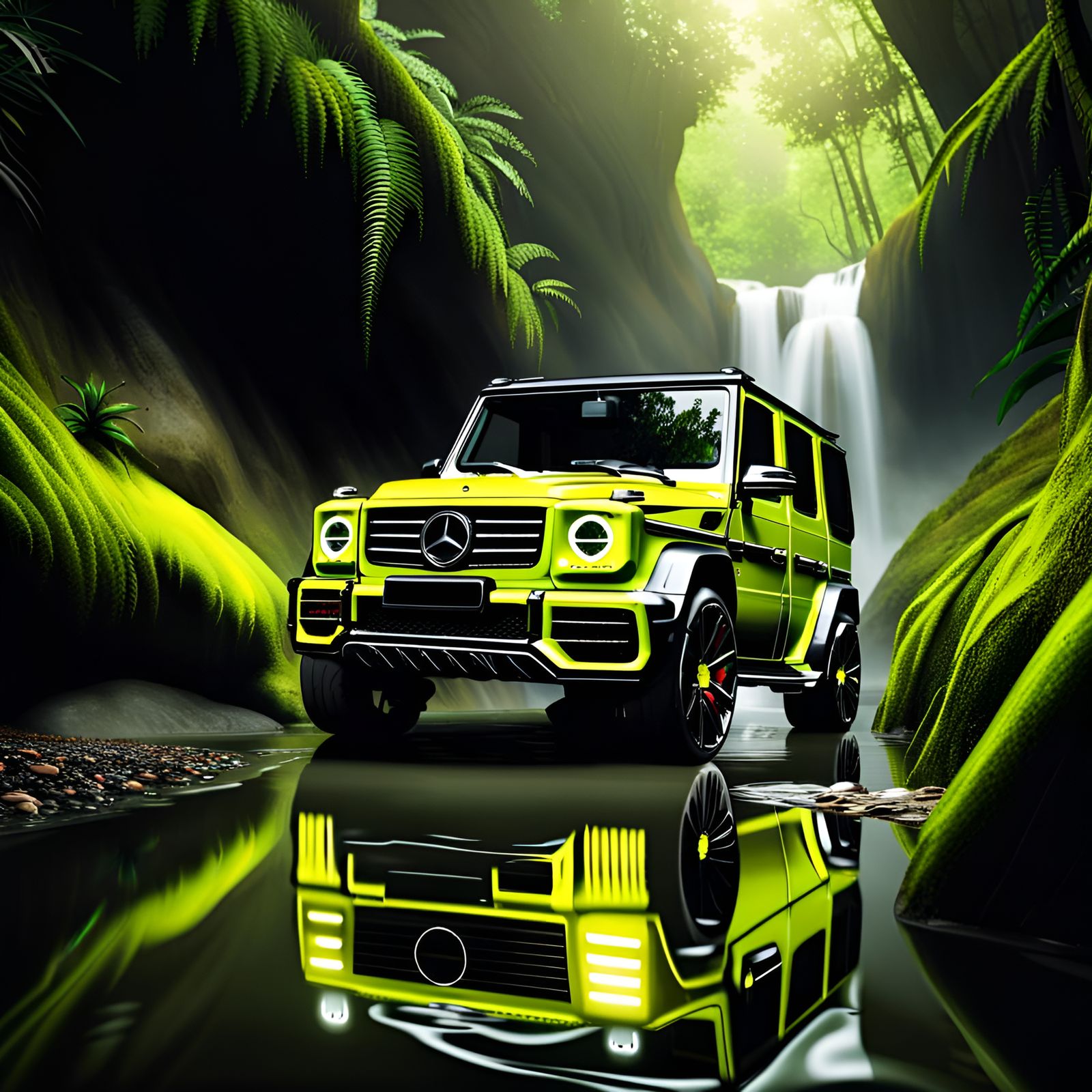 Mercedes-Benz G-Class AMG in the rainforest