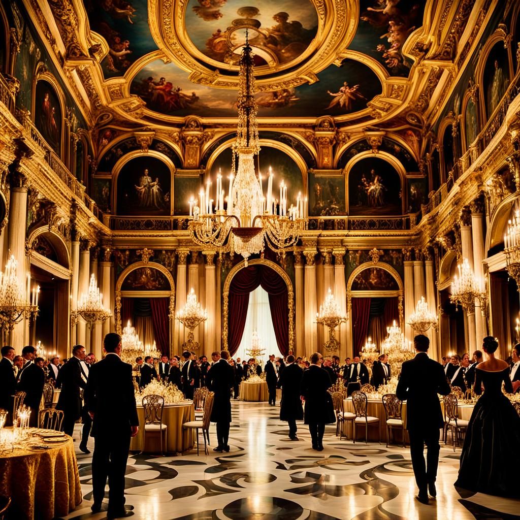 Grandiose Baroque Ballroom Celebration