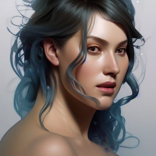 Detailed Portrait in Artstation Style