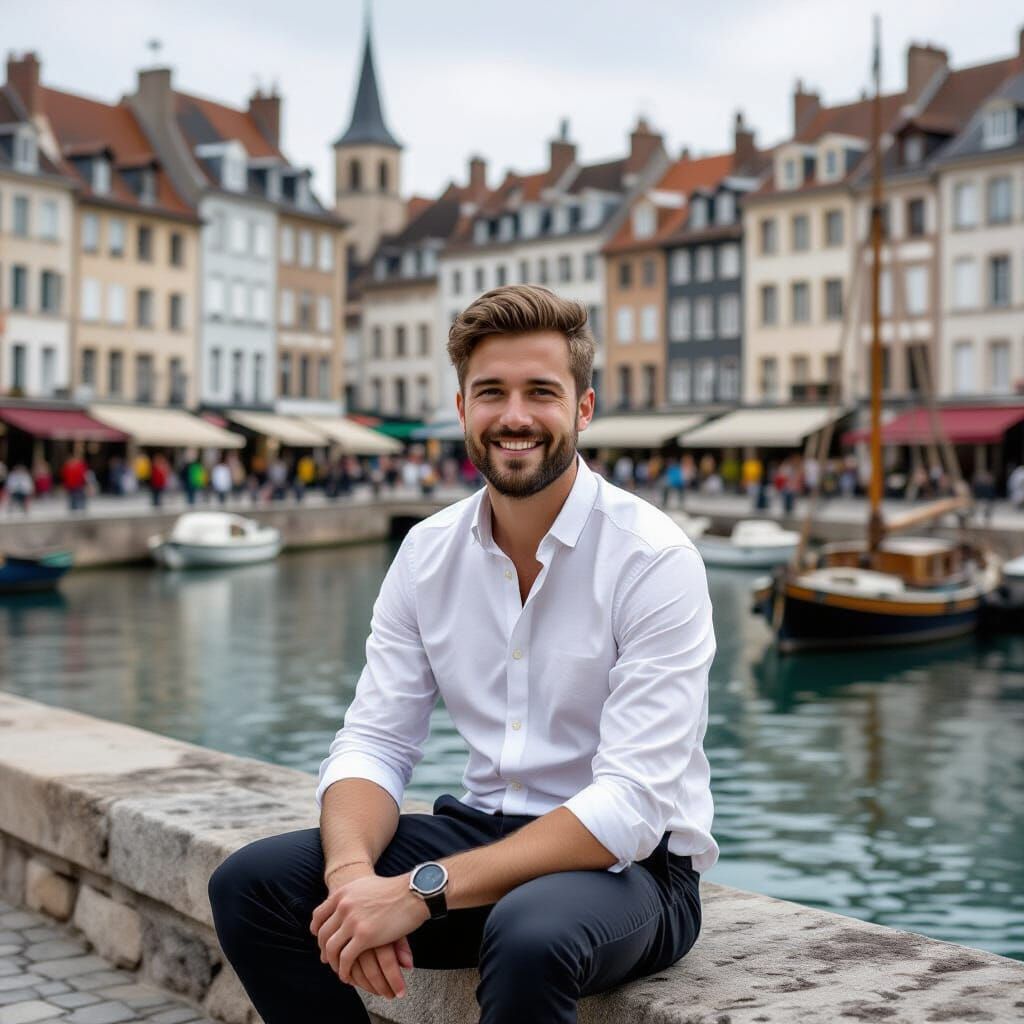 Jindra in La Rochelle: A Hyperrealistic Portrait