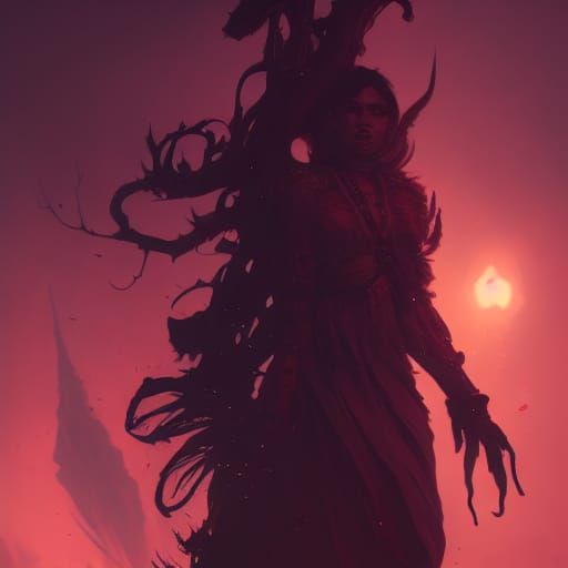 Scaven Blight in Dark Fantasy Style