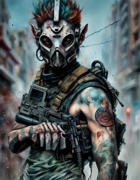 Trashpunk Alien Wardog