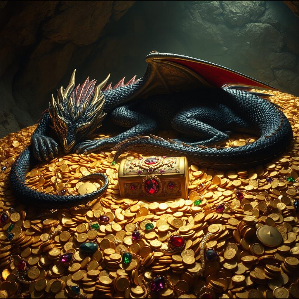 Dragon Sleeps on Gold: A Constellation of Wealth