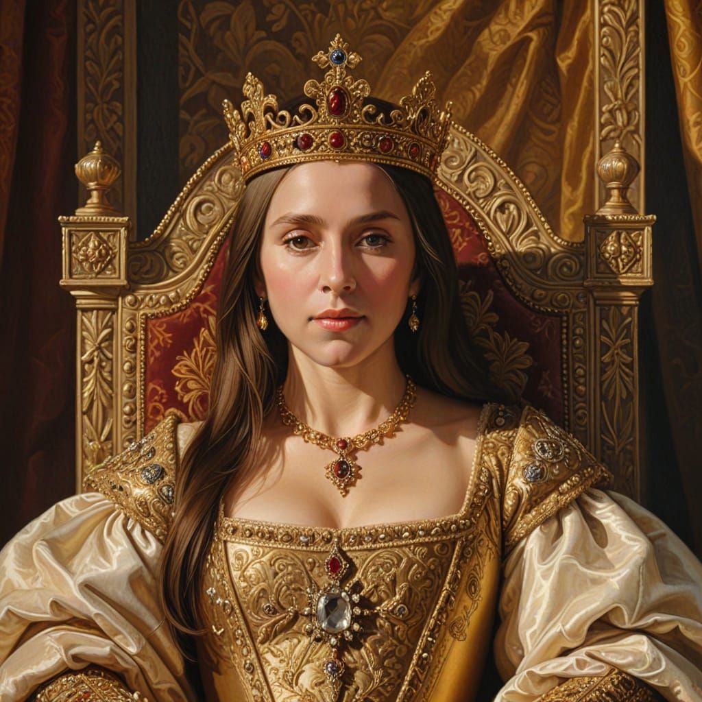 Katherine of Aragon: Regal Renaissance Portrait