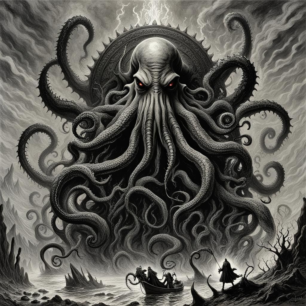 High Gothic Horror Cthulhu God