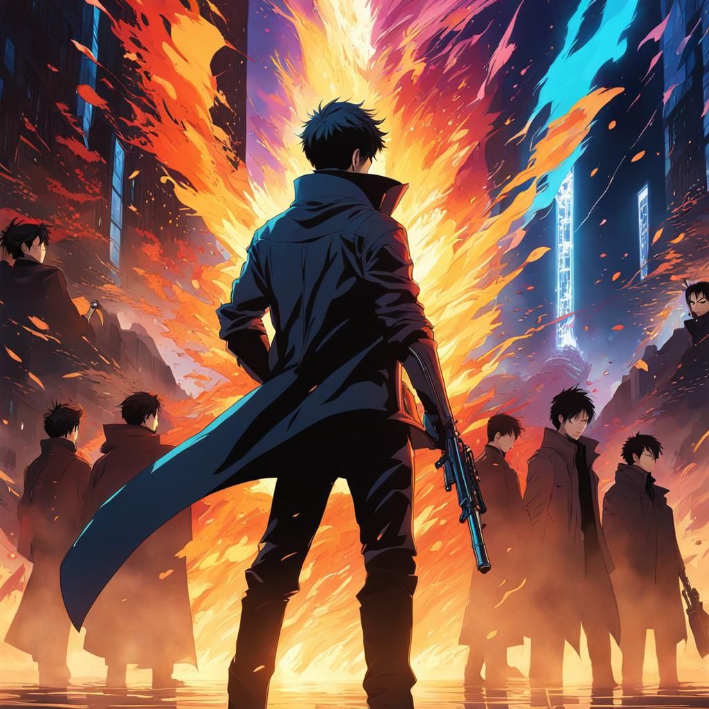 Hyperrealistic Anime Character Concept Art