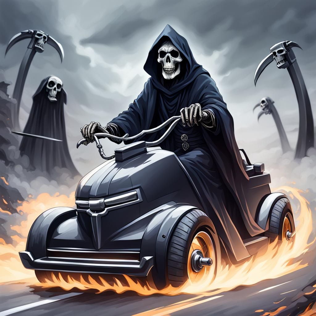 Grim Reaper Bumper Car Ride