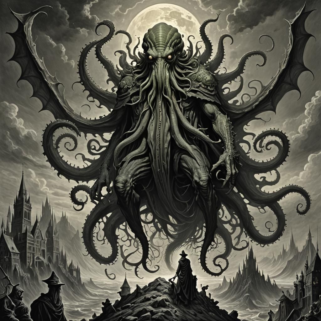 Cthulhu's Reign: A Gothic Horror Vision