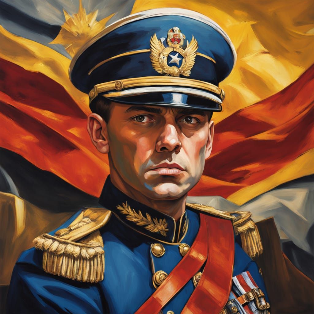 Jingoist Portrait in Oil Painting Style