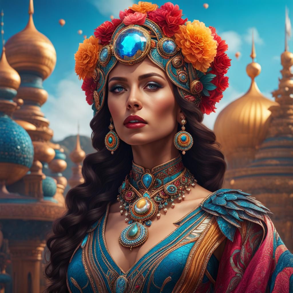 portrait of a beautiful woman