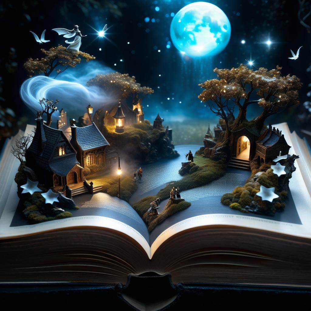 Romeo and Juliet in Bioluminescent Fairy Village