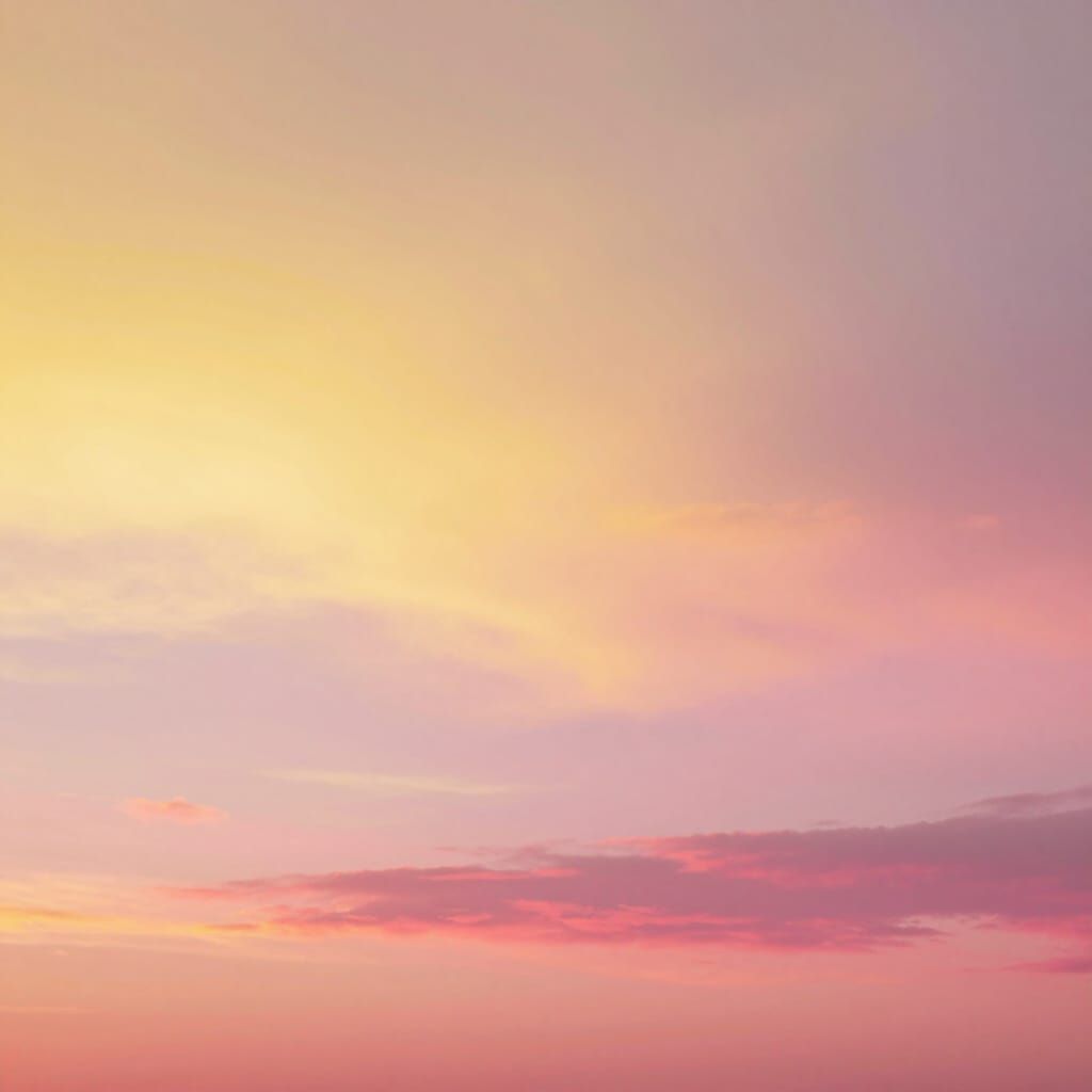 Breathtaking Afternoon Sky Gradient Yellow Pink