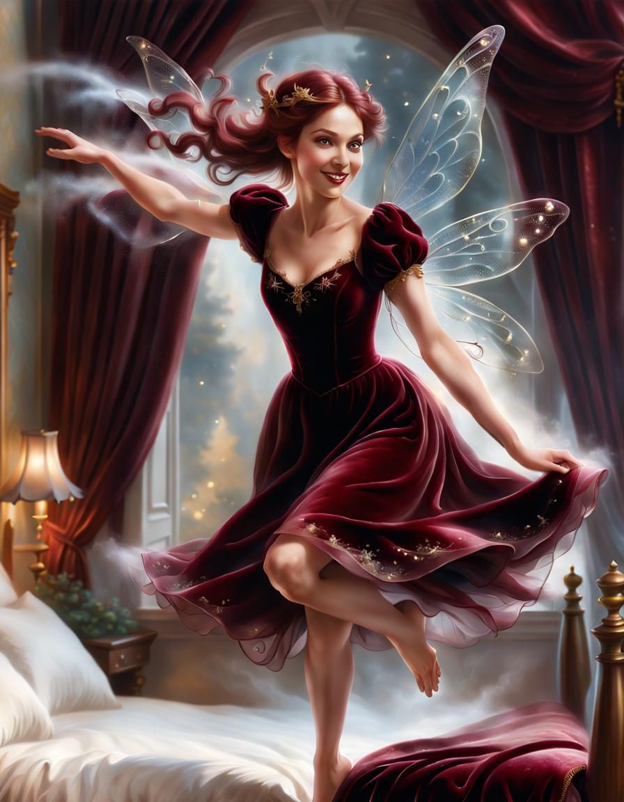 Ethereal Fairy Portrait in Fantasy Style