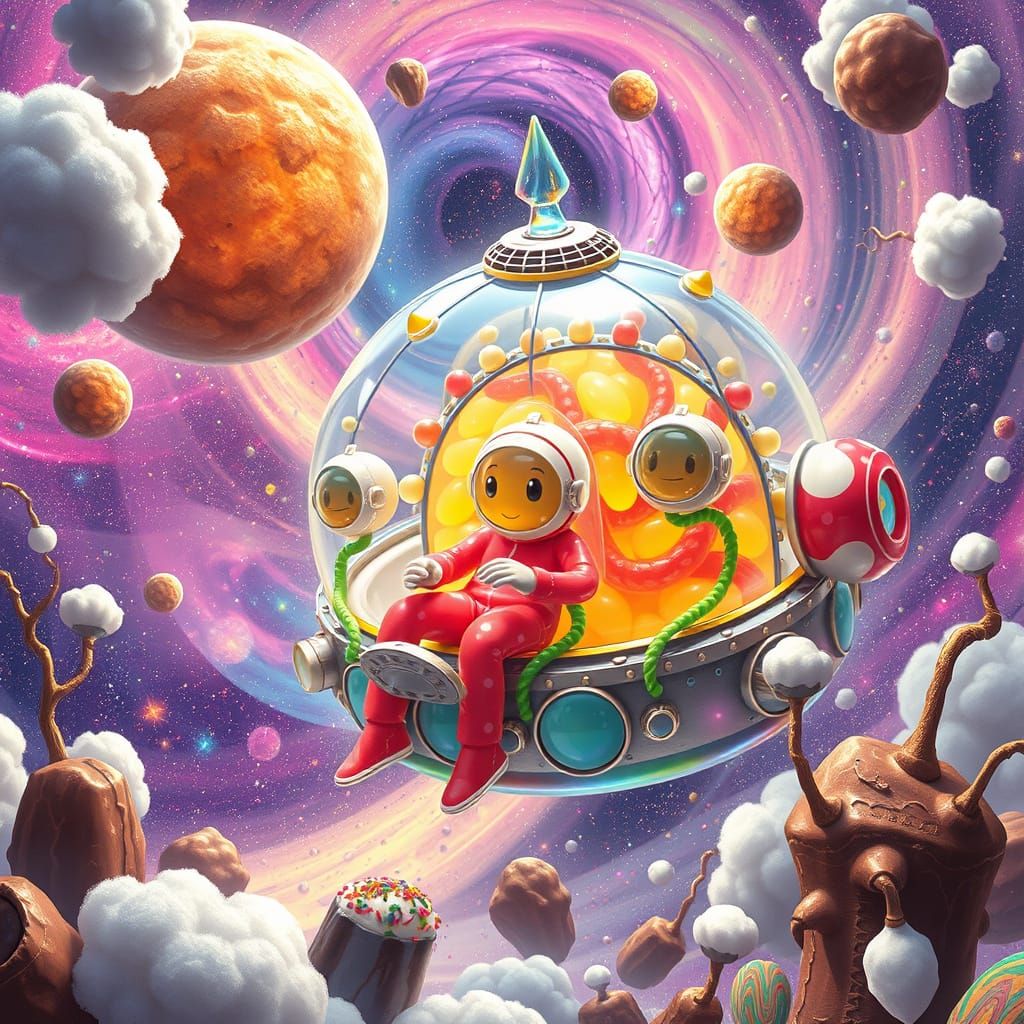 Jelly Bean Botanists in Honey Biodome, Biopunk Style