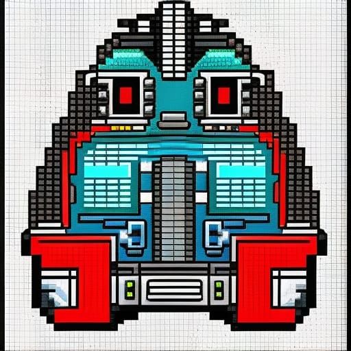 16 bit cyborg penguin