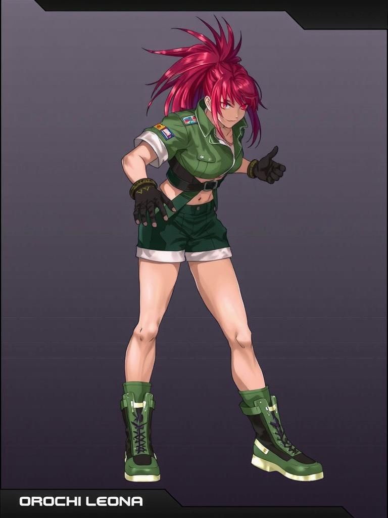 Anime Portrait of Orochi Leona Heidern