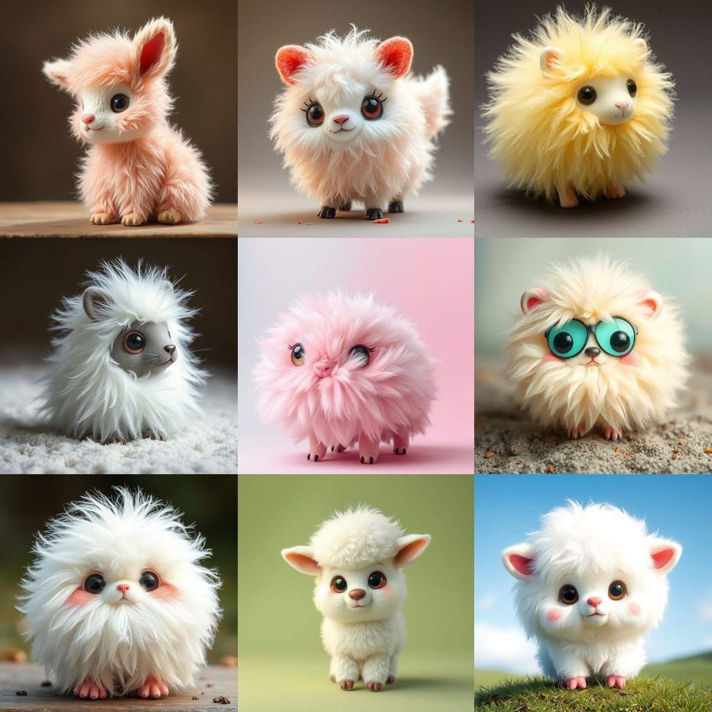 Fluffy Creature: A Whimsical AI Creation