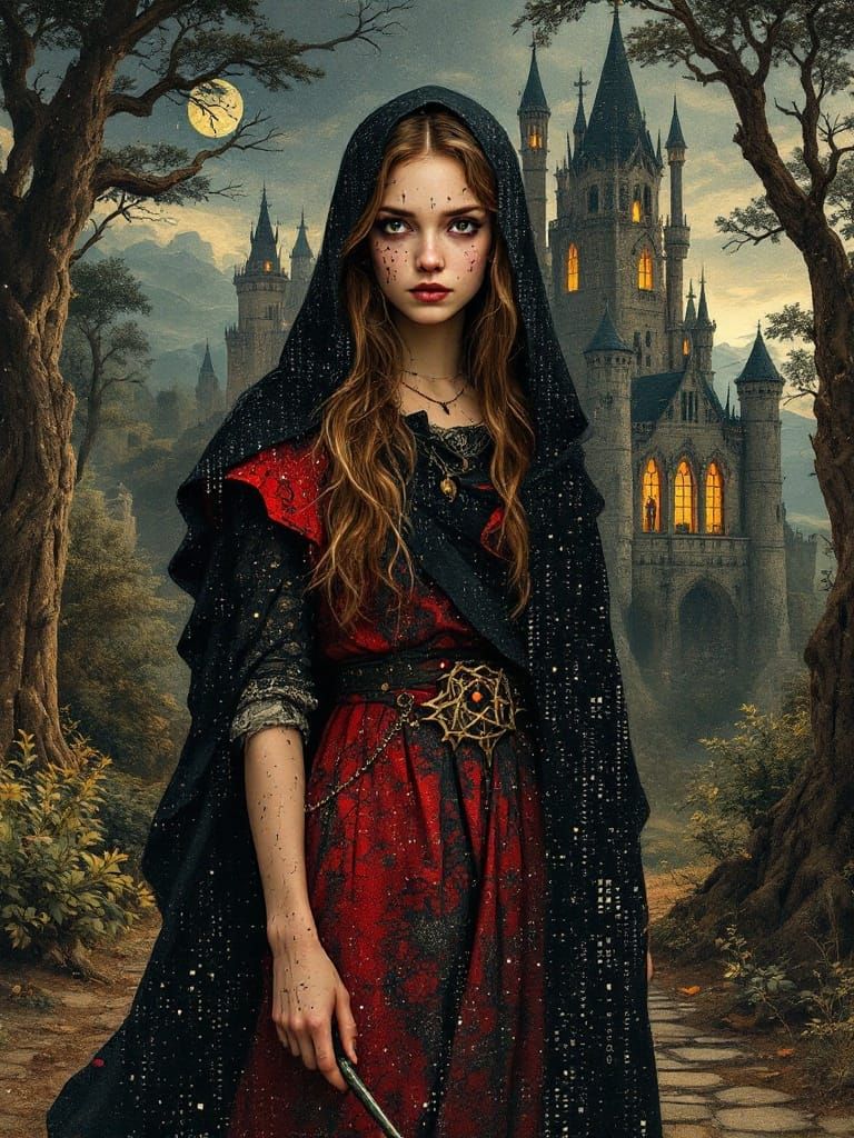 Renaissance Woman Confronts Digital Decay