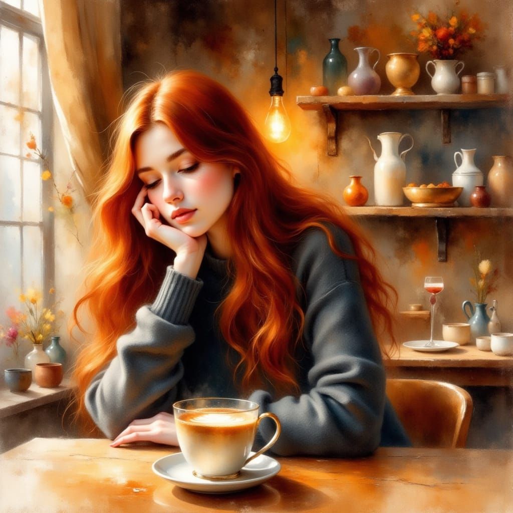 She Waits in Amber Light